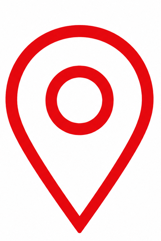 Location pin icon representing Mario Ortiz Fitness studio location.